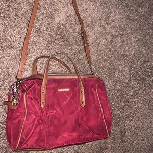 Burgundy vera bradley purse